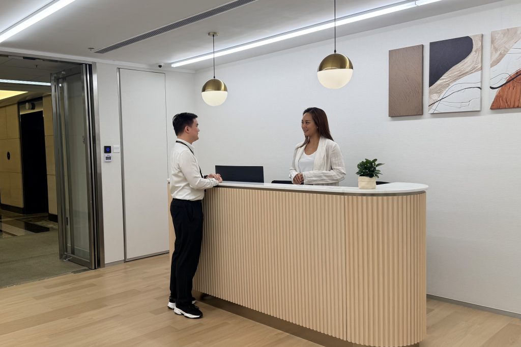 reception desk